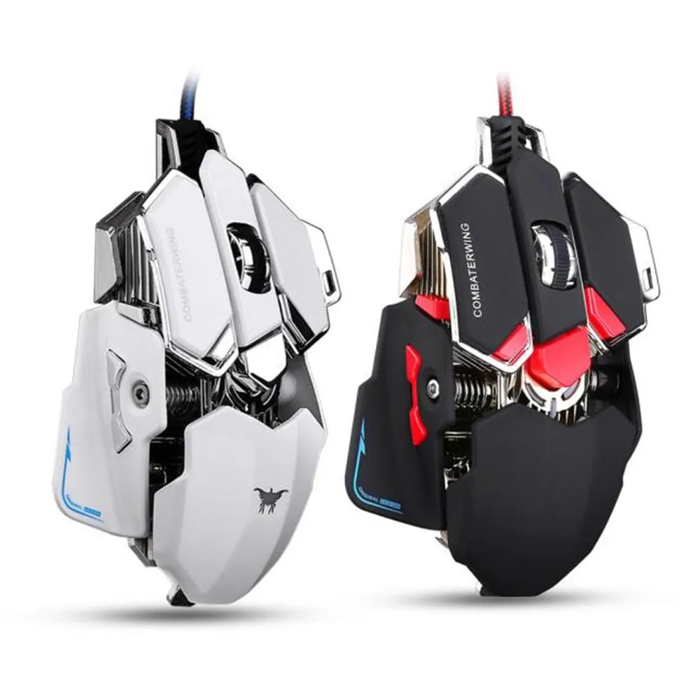 

Professional Wired Mouse Computer Gaming 4800DPI Optical USB Wired Gaming Mouse Mice For Windows Mac OS PC