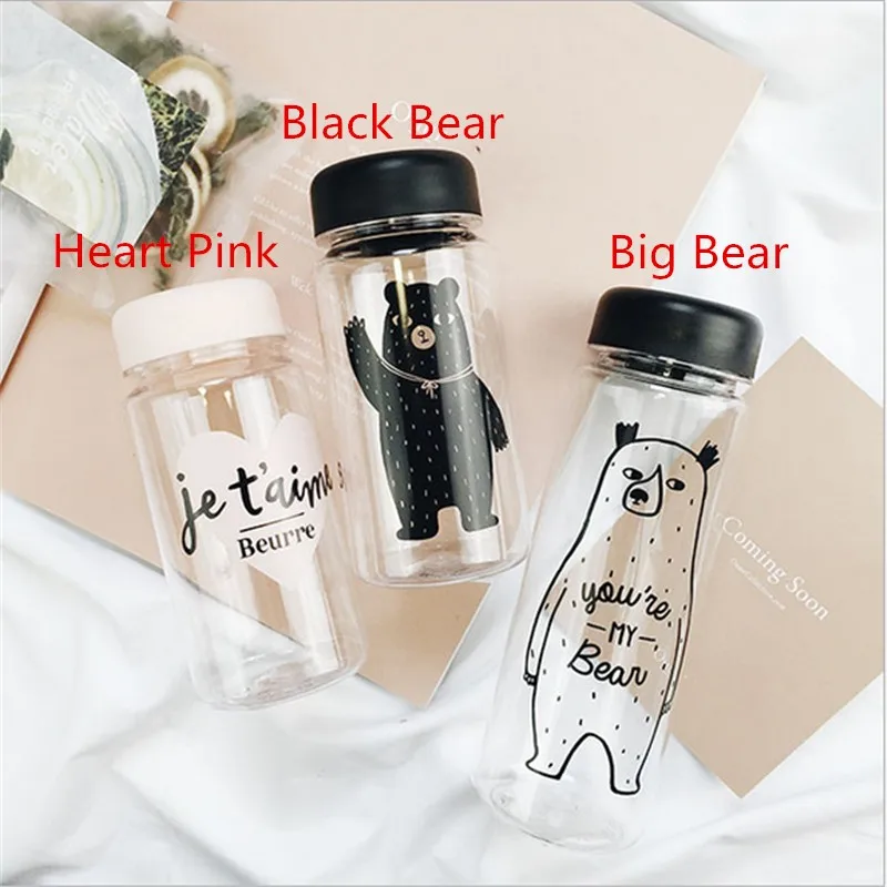 

HOT!350 ML/500ML Creative Fashion Portable Leakproof Cycling Water Bottle Impregnable Plastic Kettle First-class Quality