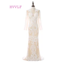 Синий Формальные платья знаменитостей, Русалка сексуальное нижнее белье с глубоким v-образным вырезом одежда с длинным рукавом разрез пикантные Длинные вечерние платья знаменитые платья для красной дорожки