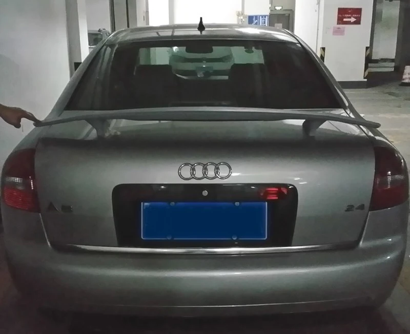 Для Audi A4 B6 B7 2002 2003 2004 2005 2006 2007 2008 украшение автомобиля ABS пластик краска окраска цвет задний спойлер багажника