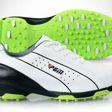 Высокое качество! PGM Натуральная кожа Мужская Тур 360 Boa Boost водонепроницаемый шипами гольф спортивная обувь кроссовки Pro Тур устойчивый и водонепроницаемый