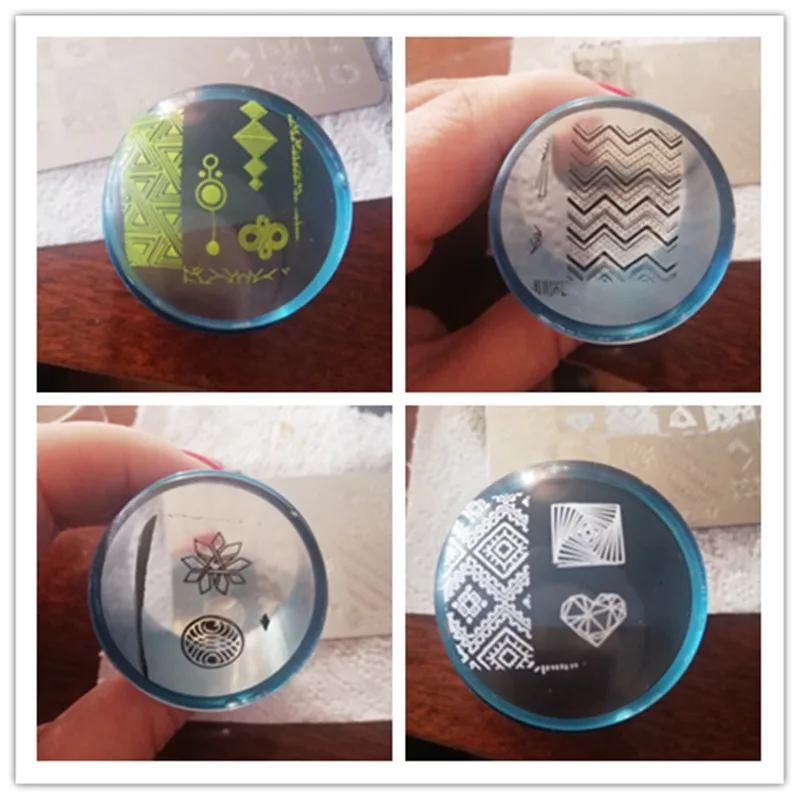 1 шт. 12*6 см серия BC Цветочные штампованные пластины для ногтей DIY изображения