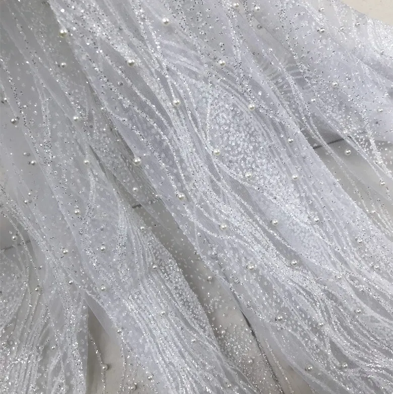Блестящее горячее сверление серебряное золото бисерная кружевная ткань сетка Блестки свадебное вечернее платье юбка сценический костюм Одежда diy ткань