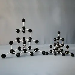 Химический модель кристаллической структуры кристаллы алмаза структура Модель 23 мм Диаметр Сфера stick Бесплатная доставка