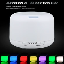 Sensky 500ml 300ml LED light 7 Color Change Ultrasonic Aromatherapy Essential Oil Aroma Diffuser Air Humidifiers Mist Maker