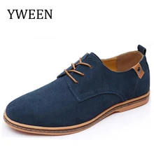YWEEN Top Fashion Männer Freizeitschuhe Frühling Herbst Nubukleder Flock Freizeitschuh Heißer Verkauf Förderung Mann Oxford Derby Schuhe