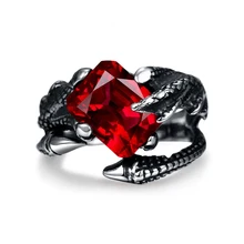 Individuelle kupplungen mit zirkon ring titan schmuck retro männer in Europa