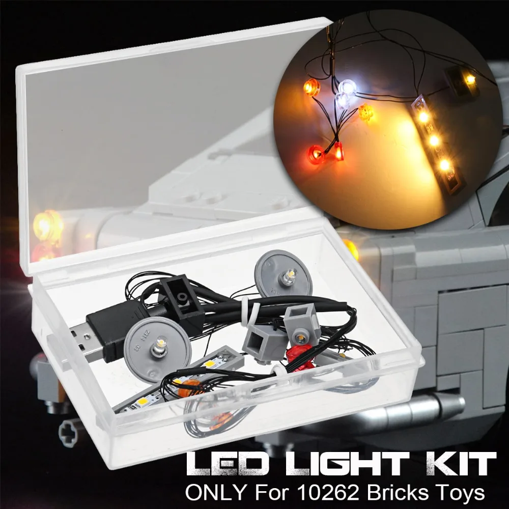 

LED Lighting Kit for Lego for 10262 Aston for Martin DB5 for James Bond Light Bricks Toys Only Light Set (NOT Include The Model)