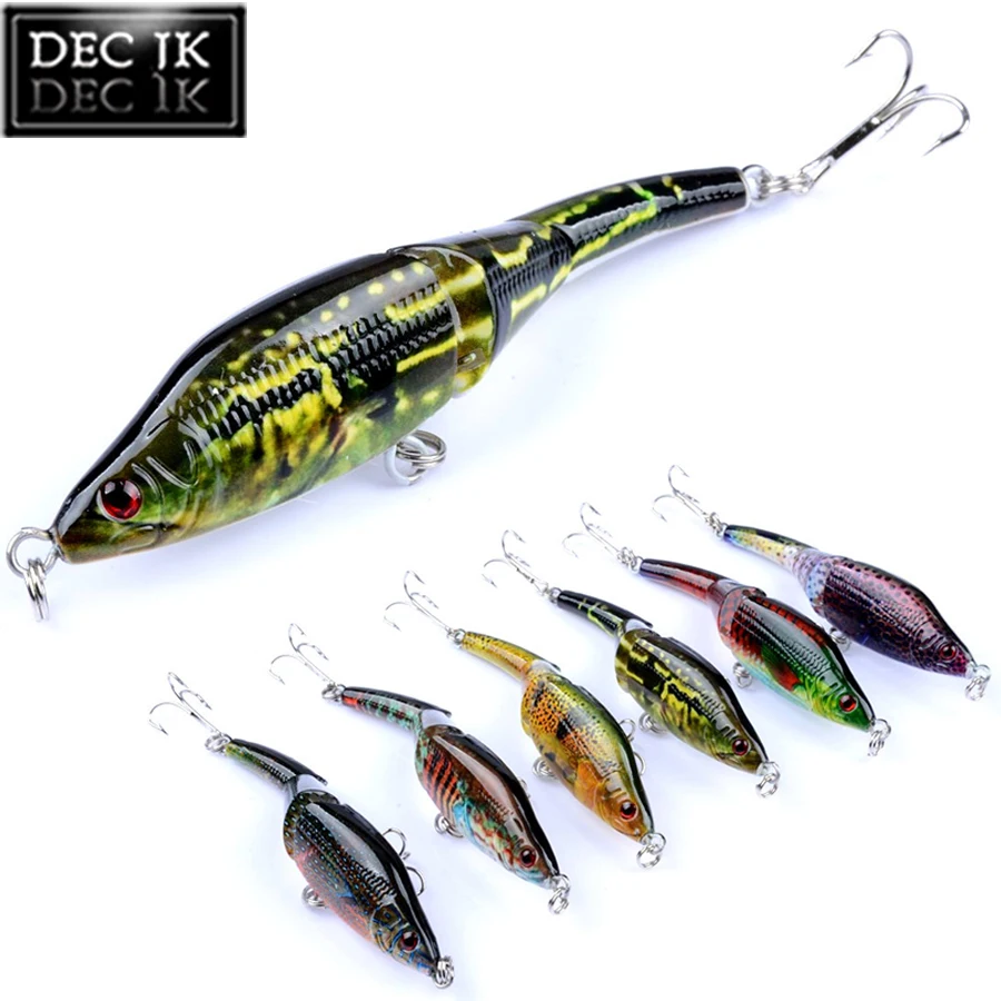 Шт. 1 шт. зимние приманка для рыбалки Рыбная ловля Swimbait с Крючки Crankbait Jerkbait воблеры VIB гор троллинг море искусственные приманки 3D рыбы глаза