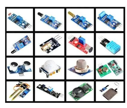 

16pcs/lot The Sensor Module Kit 16 Kinds of Sensor For Raspberry pi 2 Model
