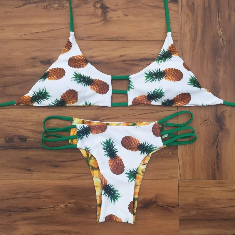 womens pineapple swimsuit