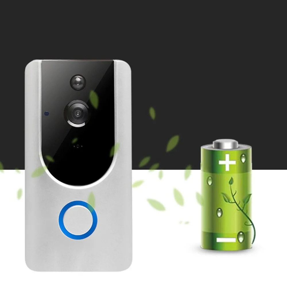ZC-IP09S Wifi Wireless Video Doorbell 166 Degree Wide Angle Infrared Night Vision Long Standby Two-way Voice