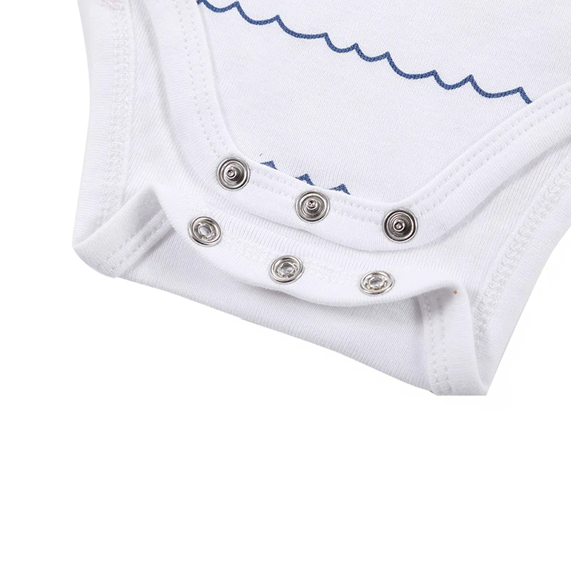 Mother Nest 2017 Hot Sale Baby Boy Clothes White Color with cute Designed Infant Jumpsuit 100% Girl & Boy Baby Clothing (2)