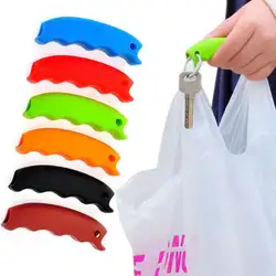 Мода приходит Практические Силикона Кухня гаджеты облегчения Еда сумка висит подъемное устройство легче нести сумки