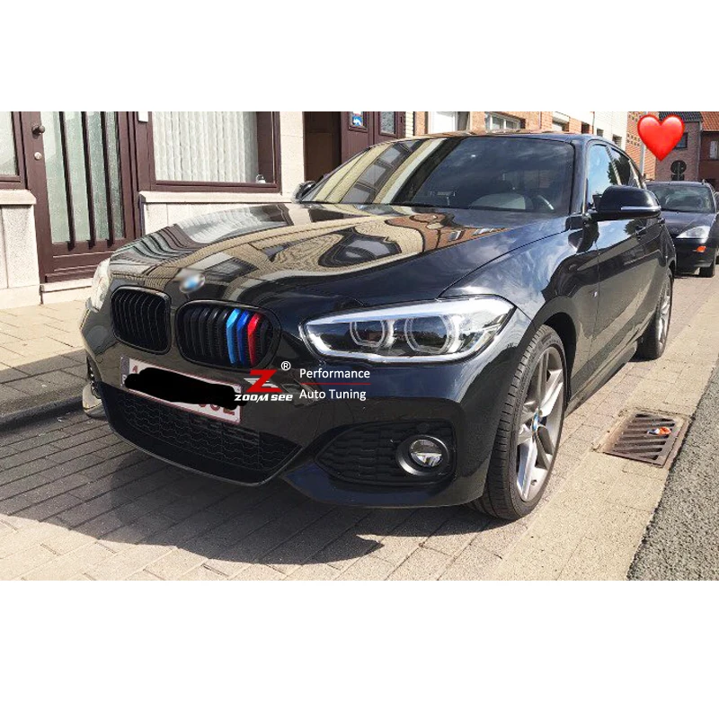 Striscia Rivestimento Griglia Anteriore Per BMW 1 Series - Accessorio Esterno Tricolore 3D - Foto 4