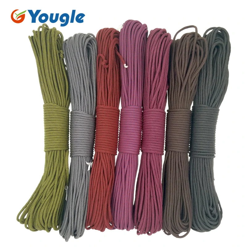 YOUGLE Paracord 550 парашютный шнур веревка Mil Spec Type III 7Strand 100FT альпинистское снаряжение