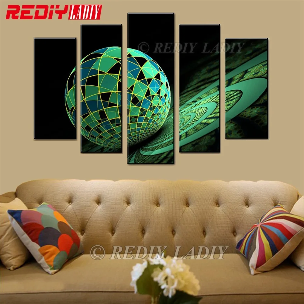 

Diamond Painting Triptych Diamond Embroidery Abstract Art 5 Panels Modular Picture Wall Art Rhinestones Cross Stitch Home Decor
