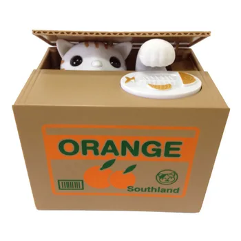 

Practical Boutique Sly Cat Electronic Money Box Creative Children' Birthday Gift Home Decor