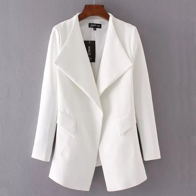 Autumn White Office Jacket For Women Long Sleeve Women'S Blazer Female 2017 Womens Formal