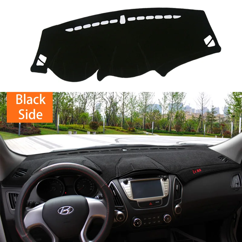 1 шт. для hyundai IX35 2010 2011 2012 2013 Автомобильная центральная консоль на приборной панели Крышка Тире коврик протектор солнцезащитный аксессуары