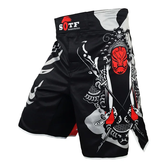 UFC BJJ ММА дышащие спортивные шорты для фитнеса персональные шорты PK Muay Thai Fist свободные беговые бои дешевые шорты WWF боксерские шорты - Цвет: Shorts-5