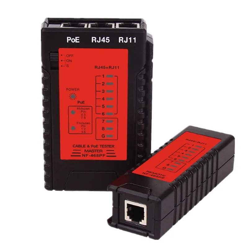 

Free shipping, Noyafa NF-468PF POE RJ45 RJ11 Cable tracker Network Cable Tester Network Ethernet Network Tester