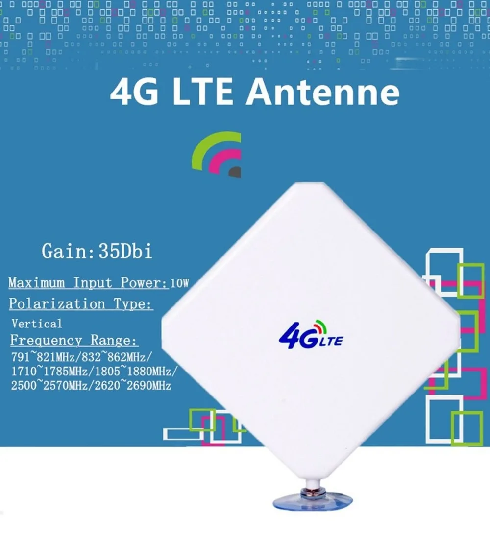 4G LTE MIMO внешняя антенна для huawei E8372 E8377 E8278 E 392 модемные маршрутизаторы-двойной разъем TS9-белый