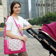 2019 Insular Shipping Free Fashion Baby Diaper Bag Stroller Bag Messenger Mommy Bag Nappy Bags 2016 free shipping deluxe baby diaper bags fashion nappy bags large capacity mommy bags stroller bags