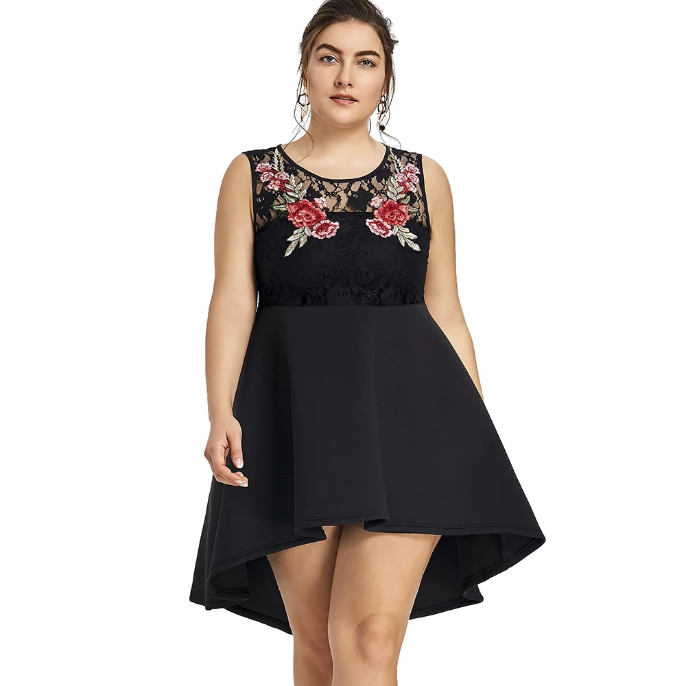 high low plus size