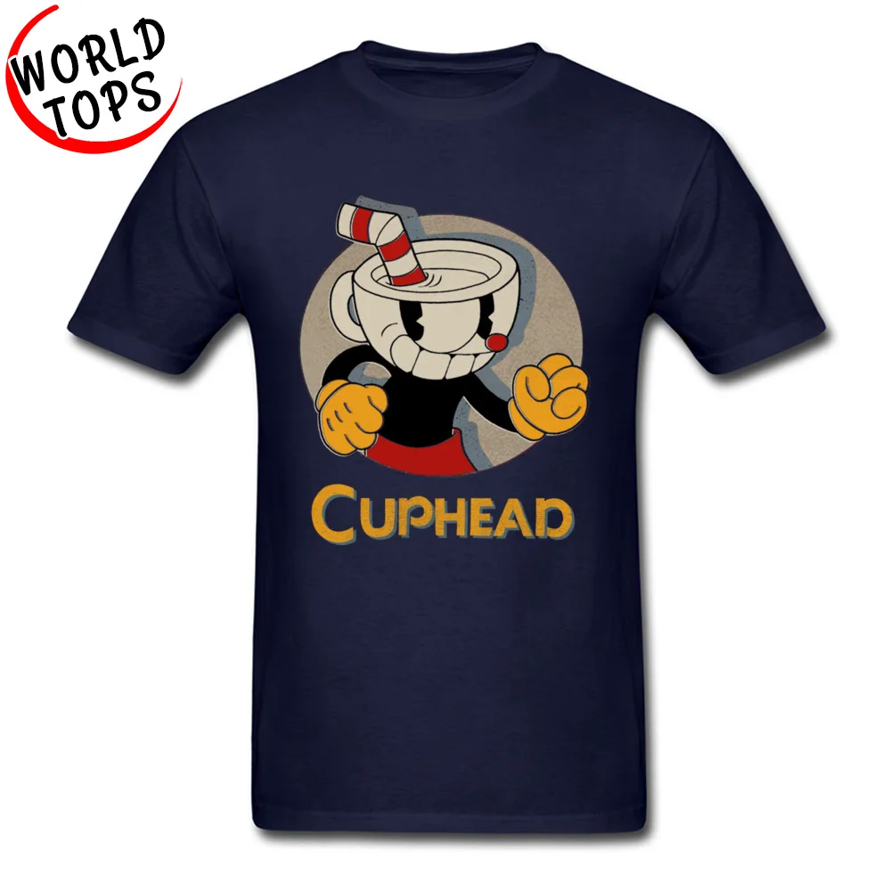 Animetion Cuphead Fists Young T-shirts Coupons Summer/Autumn Cotton Fabric Basic Normal Tops Tees Funny T Shirt