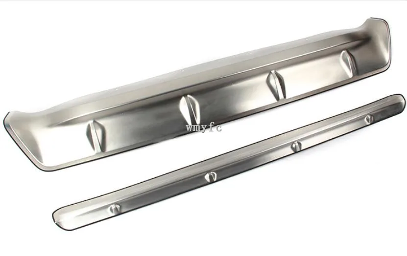 

Car Styling For Subaru XV GT3 GT7 2017 2018 Stainless Steel Front & Rear Bumper Skid Protector Guard Plate Cover Trims 2pcs