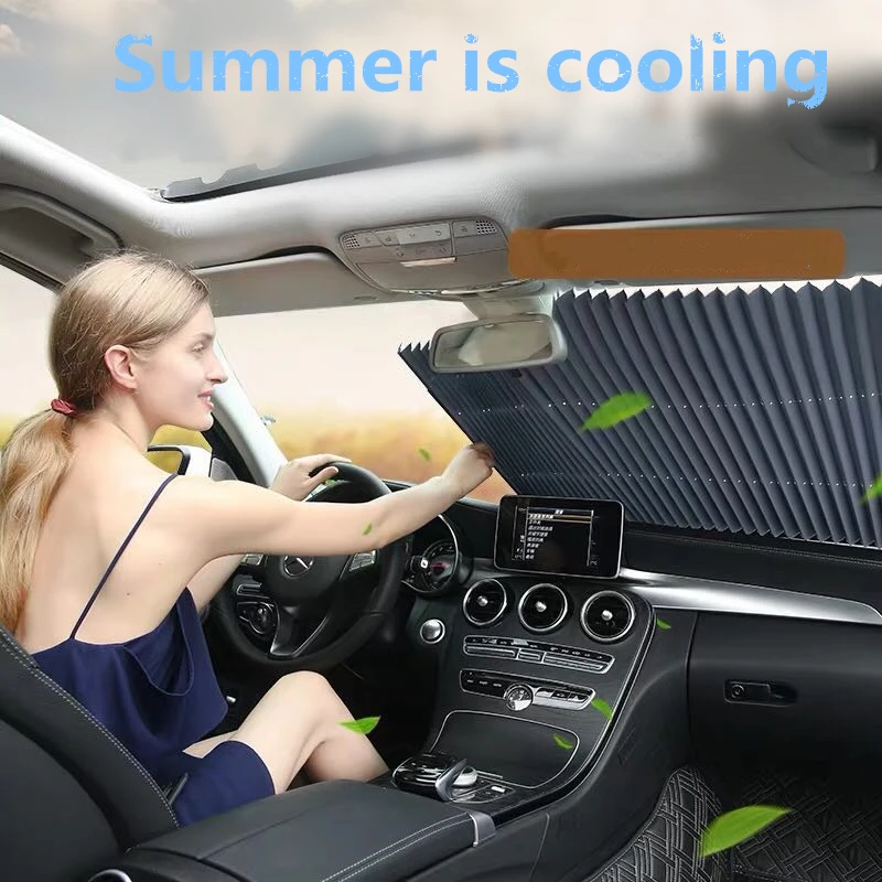 

46/65/70/80CM Foldable Windshield Sunshade Upgraded UV Sun Protector SUV TRUCK CAR Sun Shade Car Accessories Auto Styling