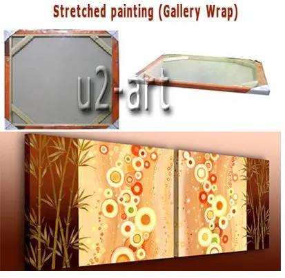 

Wooden frame canvas Wooden Stretcher bar 3.0 cm deep inner framed for painting gallery wrap ready to hang