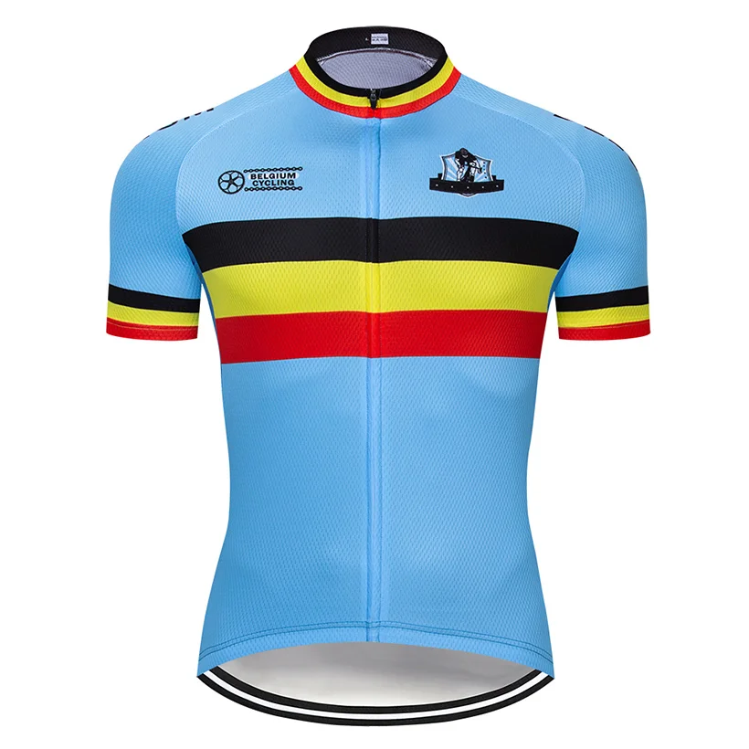 

Summer 2019 Belgium Cycling Jersey Mtb Uniform Bicycle Clothing Bike Wear Clothes Mens Short Maillot Roupa Ropa De Ciclismo