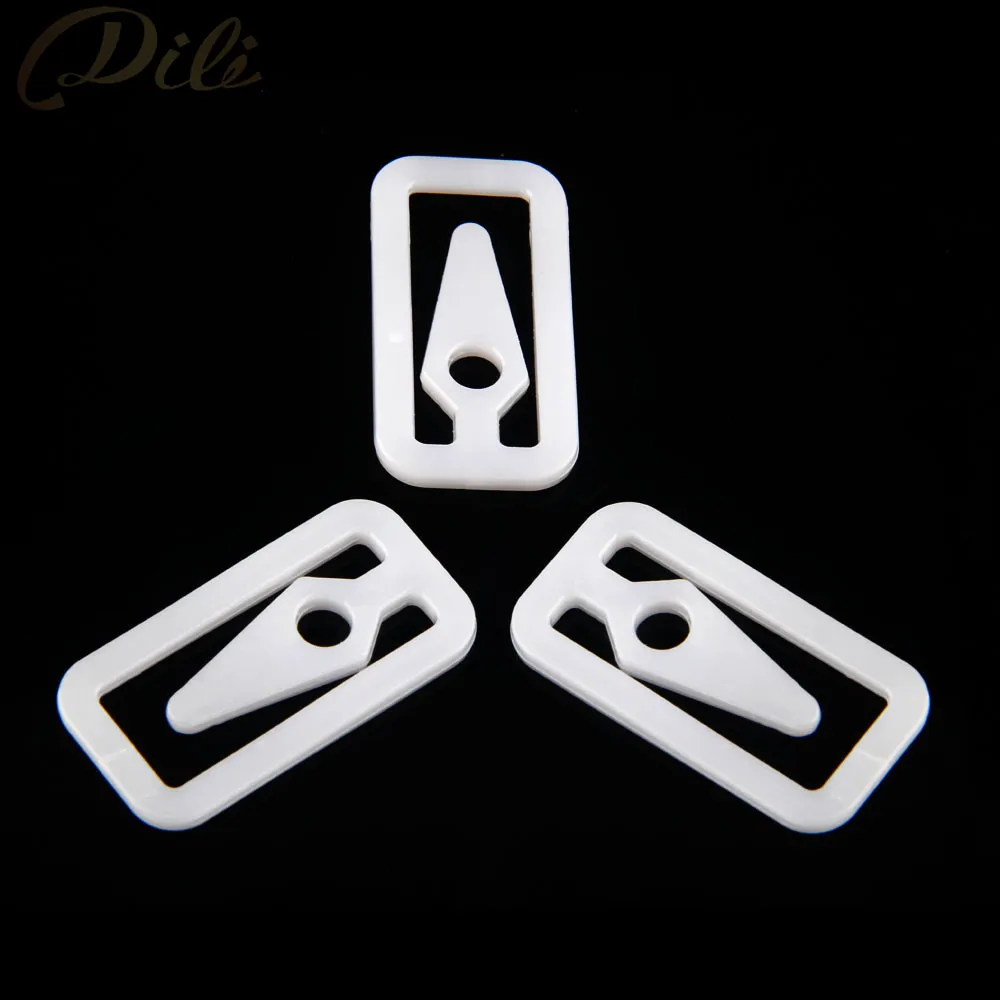 

200 Pieces Plastic Garment Shirt Clip Transparent White Shirt Pin Garment Package Clips Garment Accessories