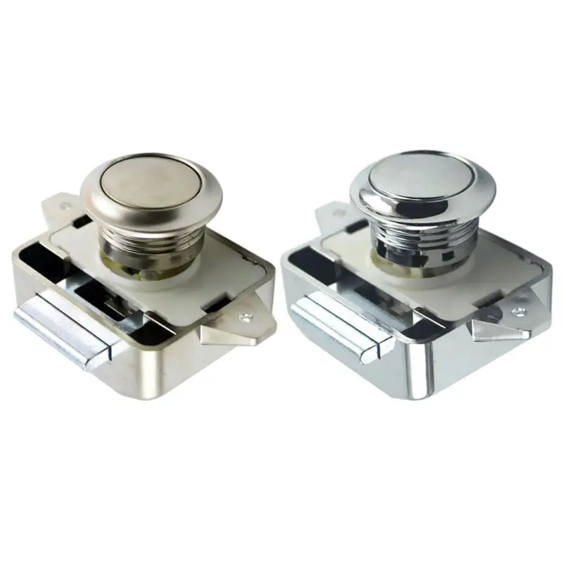 

Camper Car Push Lock RV Caravan Boat Motor Home Cabinet Drawer Latch Button Locks For Furniture Hardware