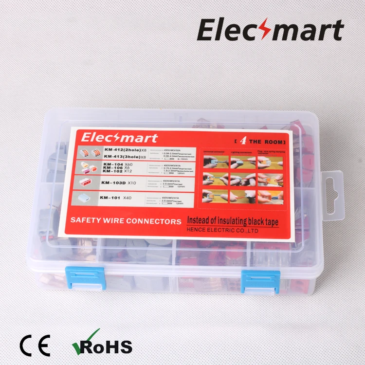 

One set Connecting Solutions for four Rooms for Apartment with Terminals and Connectors