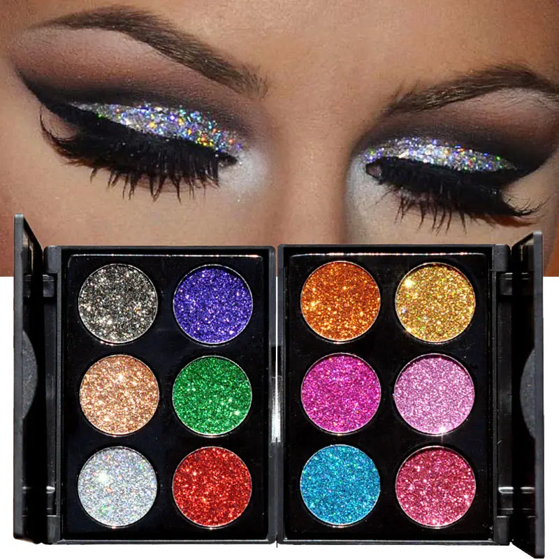 

Eyeshadow Palette Lofty Tone Paillette Glitter Shimmer Eye Shadow Powder Long-lasting European Big Eye Look Makeup Palette