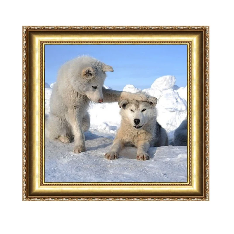

Animal Snow Bear,3d Diamond embroidery,picture Rhinestones Sewing Tools Diy Diamond Pattern Diamond Mosaic Beadwork Hand Needle