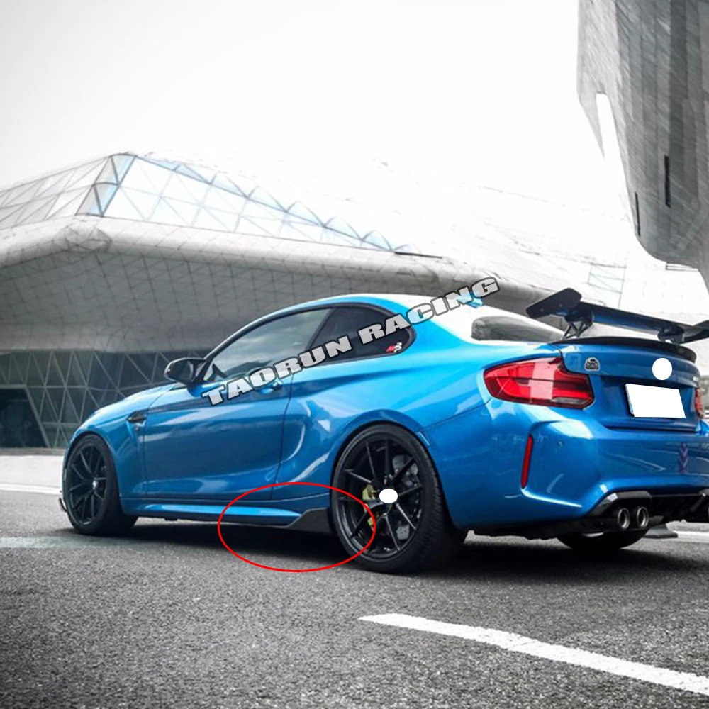 Боковой бампер F87 M2 из углеродного волокна юбка разветвитель щитки для BMW 2016 2018
