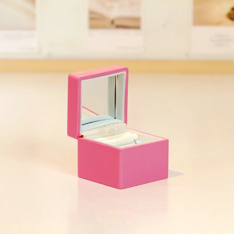 

Mini ring jewelry music box gifts for girls creative propose ring box