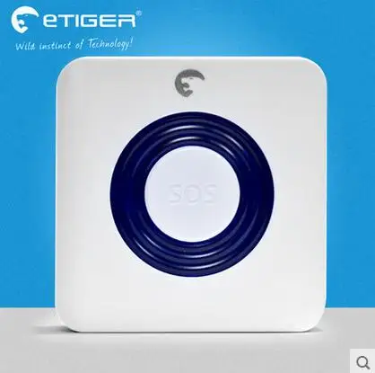 Free Shipping Etiger GSM Home Alarm Aystem with RFID reading keypad and solar-powered Strobe flash siren Alarm System