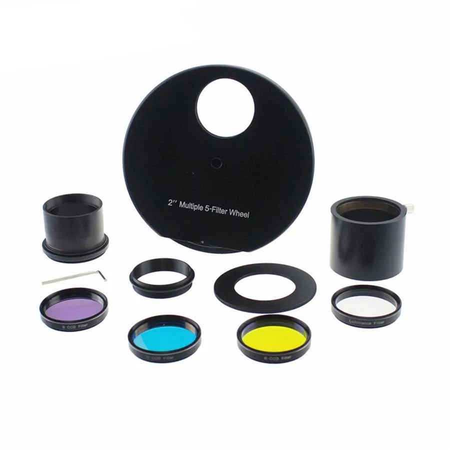 

2Inch 5 Positions Manual Filter Wheel 2Inch Lrgb Filter-deep space planetary telescope filter wheel (Manual) Monocular Binocular