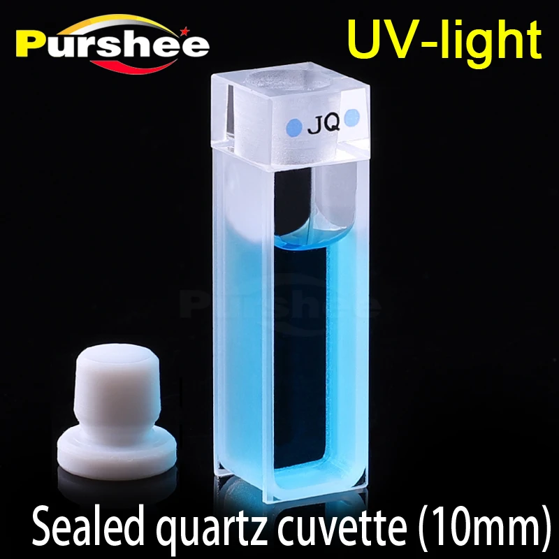 

Standard cell with teflon stoper and round bottom(10mm) quartz cuvette