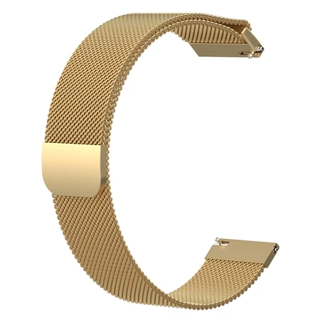 Magetic металлический ремешок для huawei Watch GT браслет из нержавеющей стали для huawei Honor Magic Correa/для Huami Amazfit GTR 47 мм - Цвет: gold