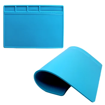 

28x20cm BGA Heat Insulation Silicone Soldering Pad Repair Maintenance Platform Desk Mat