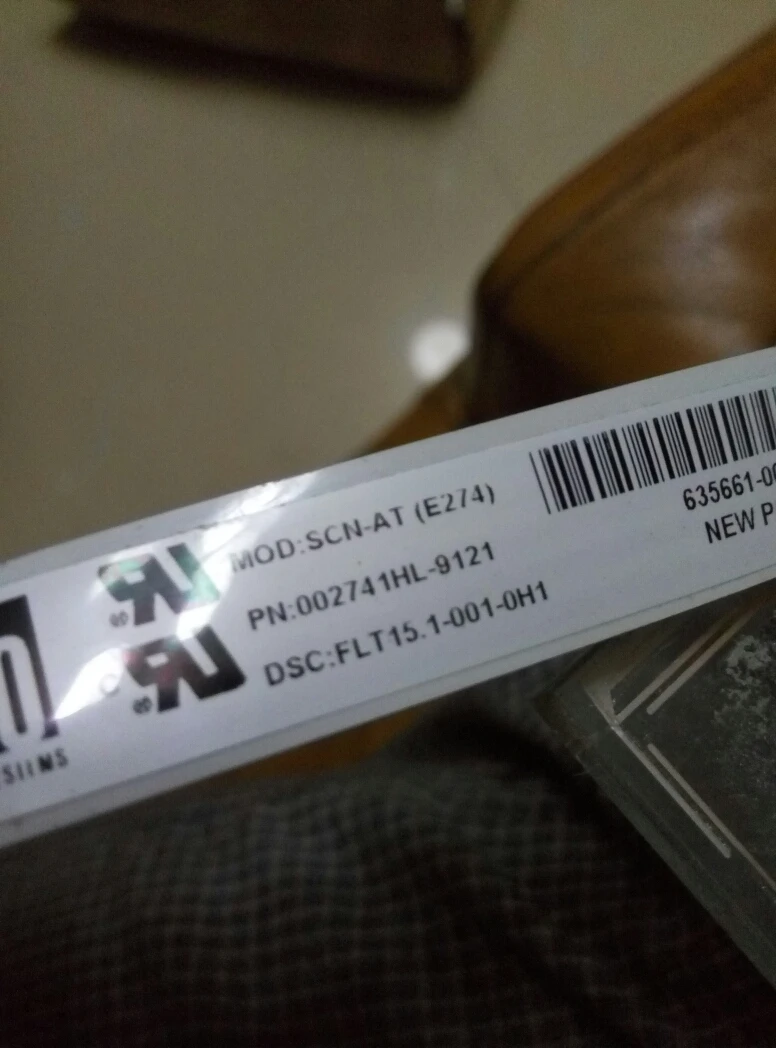 

compatible Touch screen MOD:SCN-AT(E274) PN:002741hl-9121 DSC:FLT15.1-001-0H1