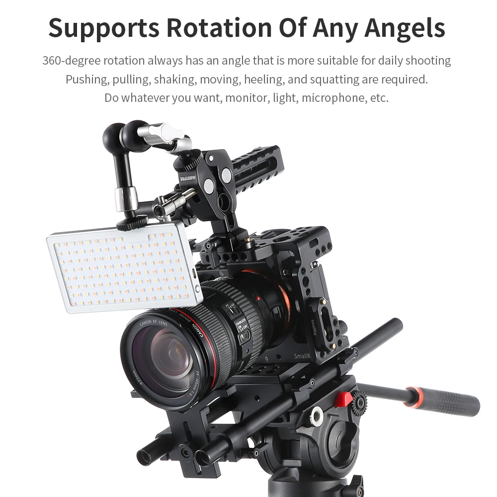 AMBITFUL DSLR 7 &quotили 11&quot шарнирная розетка для камеры Magic Arm с держателем холодной