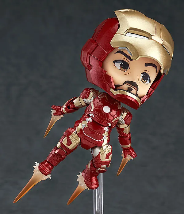 Nendoroid 543 Mark43 Мстители Marvel Милый Железный человек Тони Старк Набор ПВХ фигурка Коллекция Модель игрушки