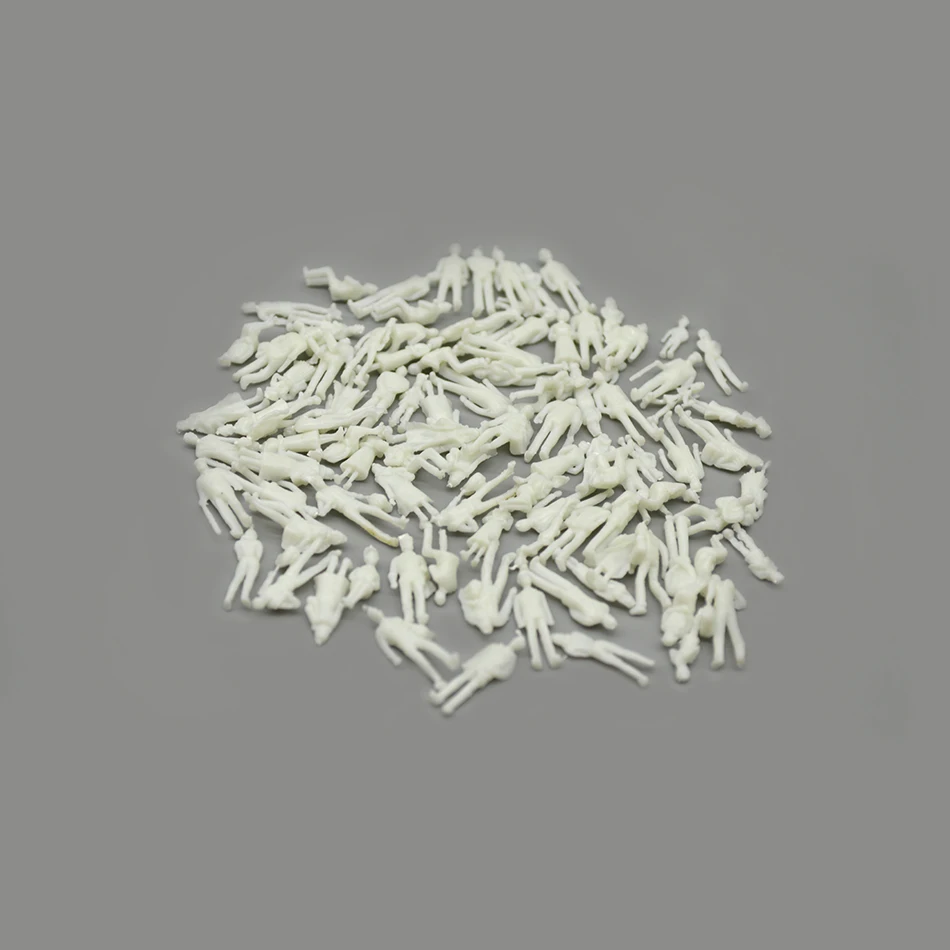 

1:100 scale model miniature white figures Architectural model human scale HO model ABS plastic peoples
